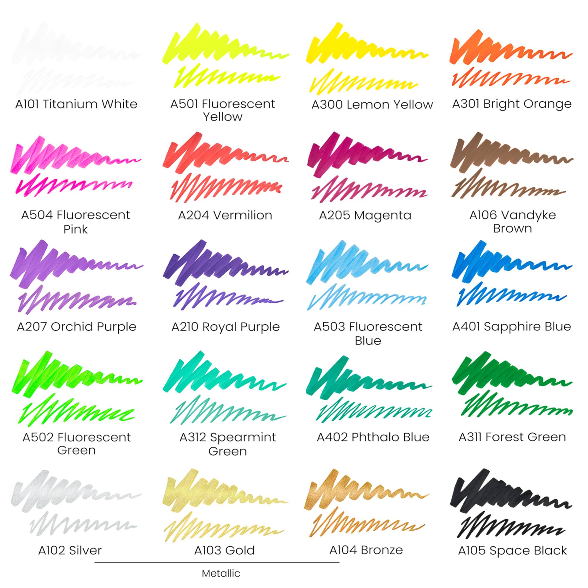 Arteza® 20 Acrylic Paint Marker Set